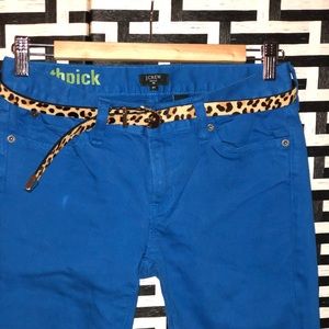 J Crew - royal blue jeans